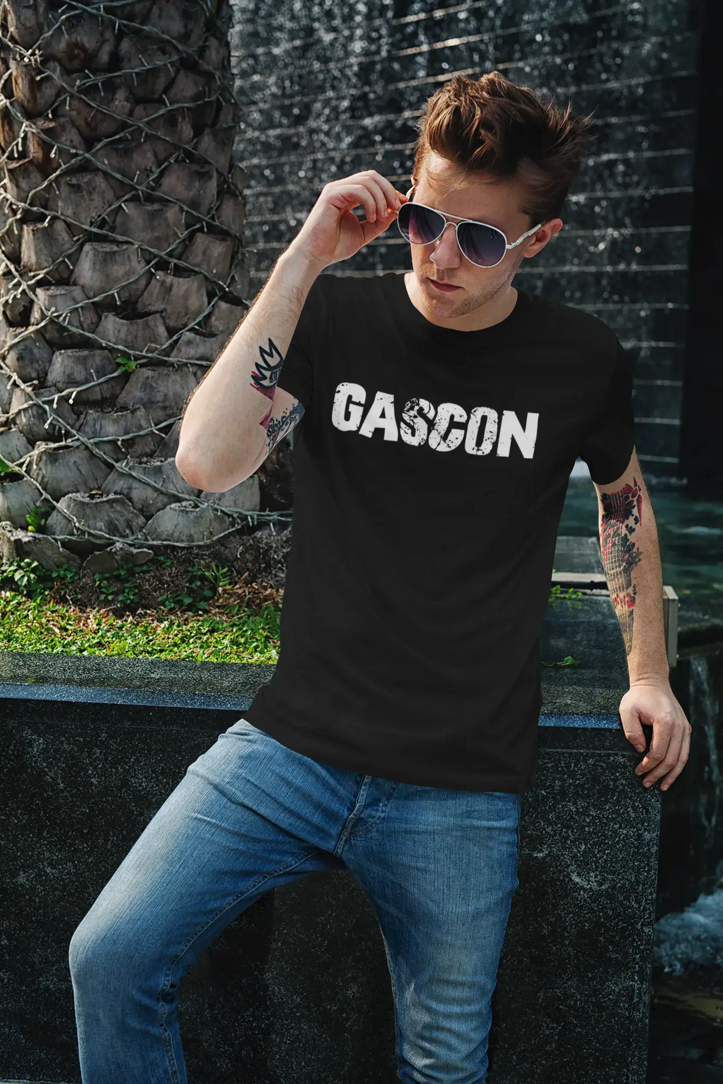 Homme Tee Vintage T Shirt Gascon