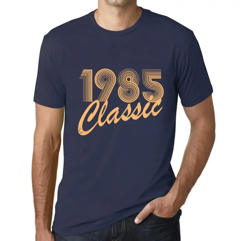 Men's Graphic T-Shirt Classic 1985 39th Birthday Anniversary 39 Year Old Gift 1985 Vintage Eco-Friendly Short Sleeve Novelty Tee