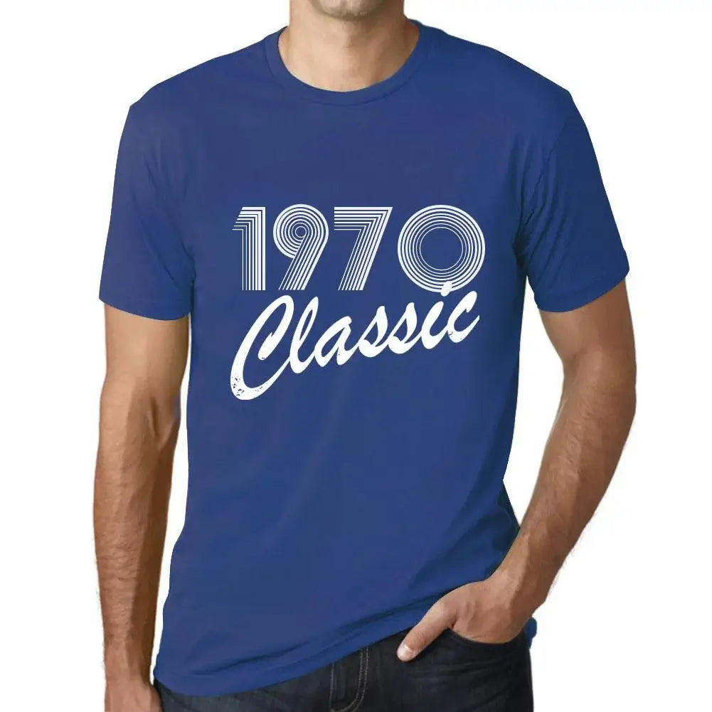 Men's Graphic T-Shirt Classic 1970 54th Birthday Anniversary 54 Year Old Gift 1970 Vintage Eco-Friendly Short Sleeve Novelty Tee