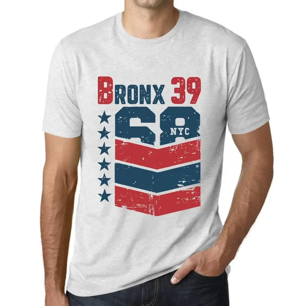 Men's Graphic T-Shirt Bronx 39 39th Birthday Anniversary 39 Year Old Gift 1985 Vintage Eco-Friendly Short Sleeve Novelty Tee