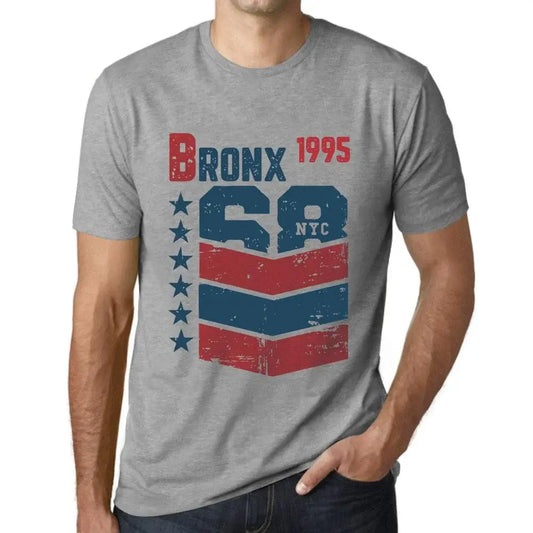 Men's Graphic T-Shirt Bronx 1995 29th Birthday Anniversary 29 Year Old Gift 1995 Vintage Eco-Friendly Short Sleeve Novelty Tee