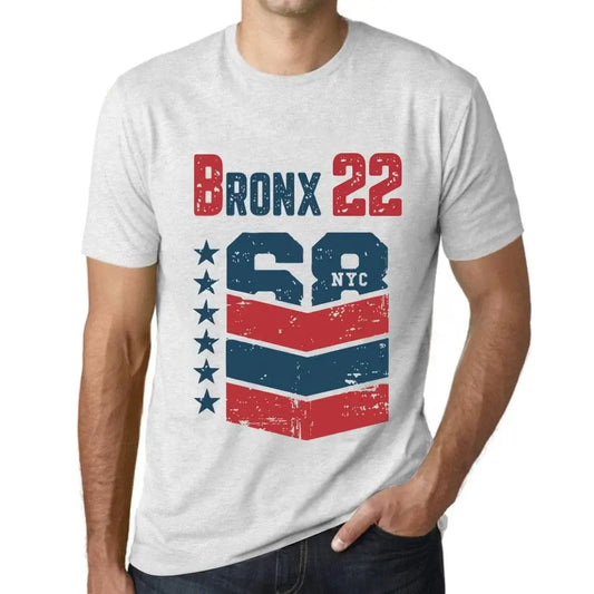 Men's Graphic T-Shirt Bronx 22 22nd Birthday Anniversary 22 Year Old Gift 2002 Vintage Eco-Friendly Short Sleeve Novelty Tee