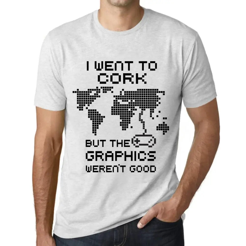 Men's Graphic T-Shirt I Went To Cork But The Graphics Weren’t Good Eco-Friendly Limited Edition Short Sleeve Tee-Shirt Vintage Birthday Gift Novelty