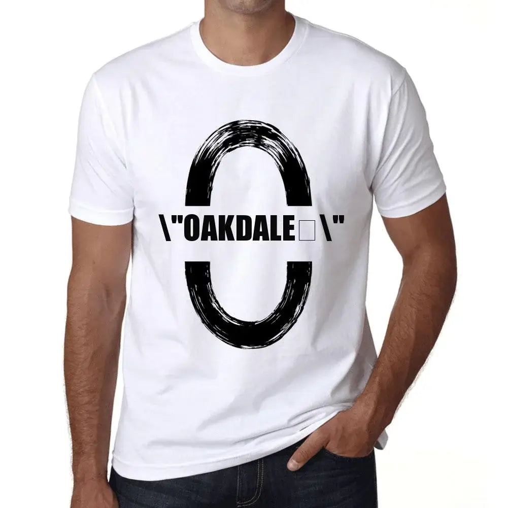 Men's Graphic T-Shirt Oakdale Eco-Friendly Limited Edition Short Sleeve Tee-Shirt Vintage Birthday Gift Novelty