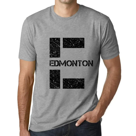 Men's Graphic T-Shirt Edmonton Eco-Friendly Limited Edition Short Sleeve Tee-Shirt Vintage Birthday Gift Novelty