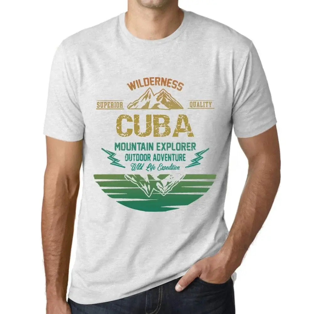 Men's Graphic T-Shirt Outdoor Adventure, Wilderness, Mountain Explorer Cuba Eco-Friendly Limited Edition Short Sleeve Tee-Shirt Vintage Birthday Gift Novelty