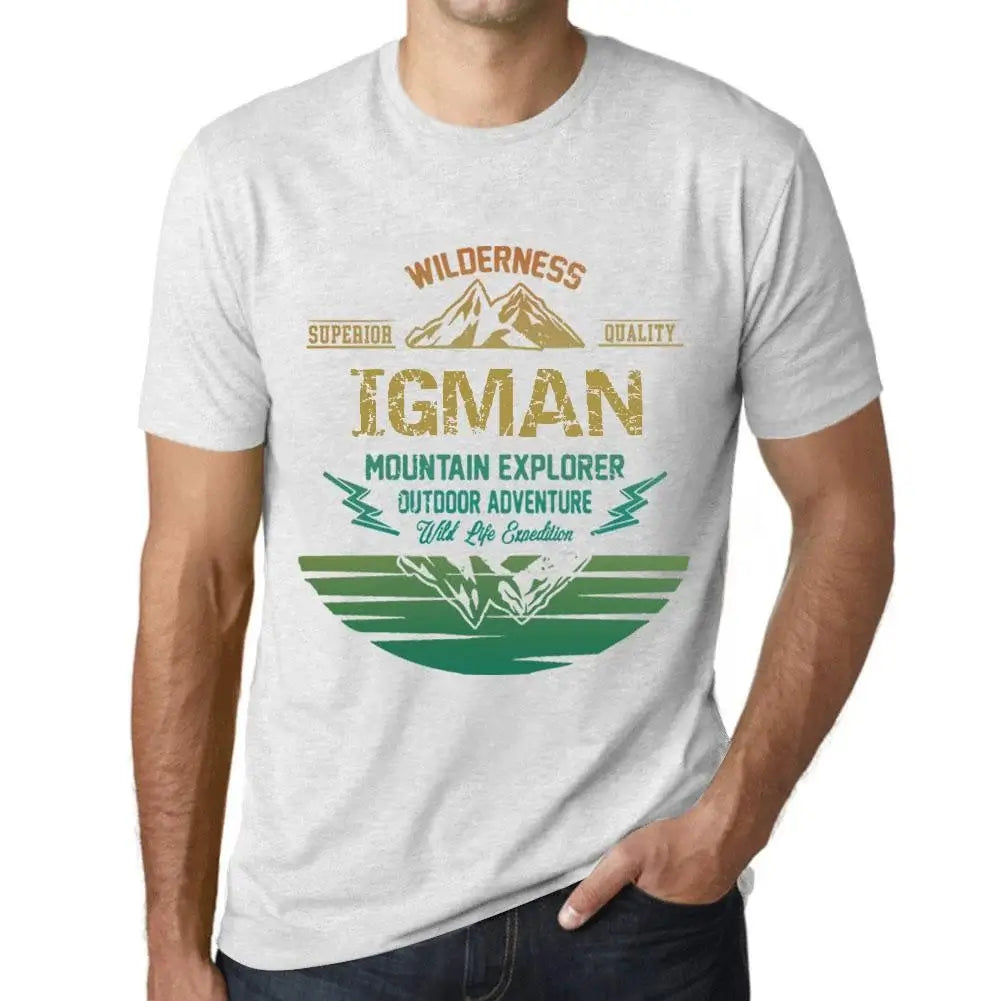 Men's Graphic T-Shirt Outdoor Adventure, Wilderness, Mountain Explorer Igman Eco-Friendly Limited Edition Short Sleeve Tee-Shirt Vintage Birthday Gift Novelty