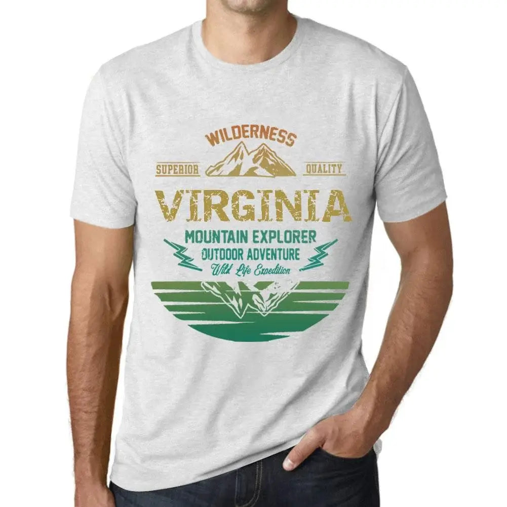 Men's Graphic T-Shirt Outdoor Adventure, Wilderness, Mountain Explorer Virginia Eco-Friendly Limited Edition Short Sleeve Tee-Shirt Vintage Birthday Gift Novelty