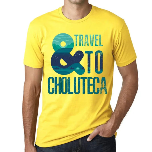 Men's Graphic T-Shirt And Travel To Choluteca Eco-Friendly Limited Edition Short Sleeve Tee-Shirt Vintage Birthday Gift Novelty