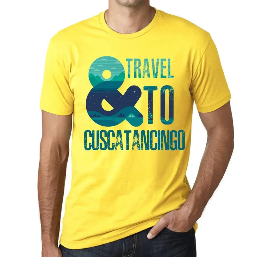 Men's Graphic T-Shirt And Travel To Cuscatancingo Eco-Friendly Limited Edition Short Sleeve Tee-Shirt Vintage Birthday Gift Novelty