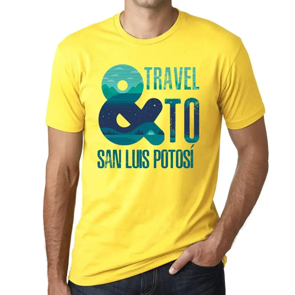 Men's Graphic T-Shirt And Travel To San Luis Potosí Eco-Friendly Limited Edition Short Sleeve Tee-Shirt Vintage Birthday Gift Novelty