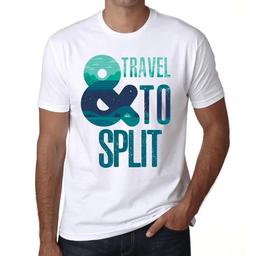 Men's Graphic T-Shirt And Travel To Split Eco-Friendly Limited Edition Short Sleeve Tee-Shirt Vintage Birthday Gift Novelty