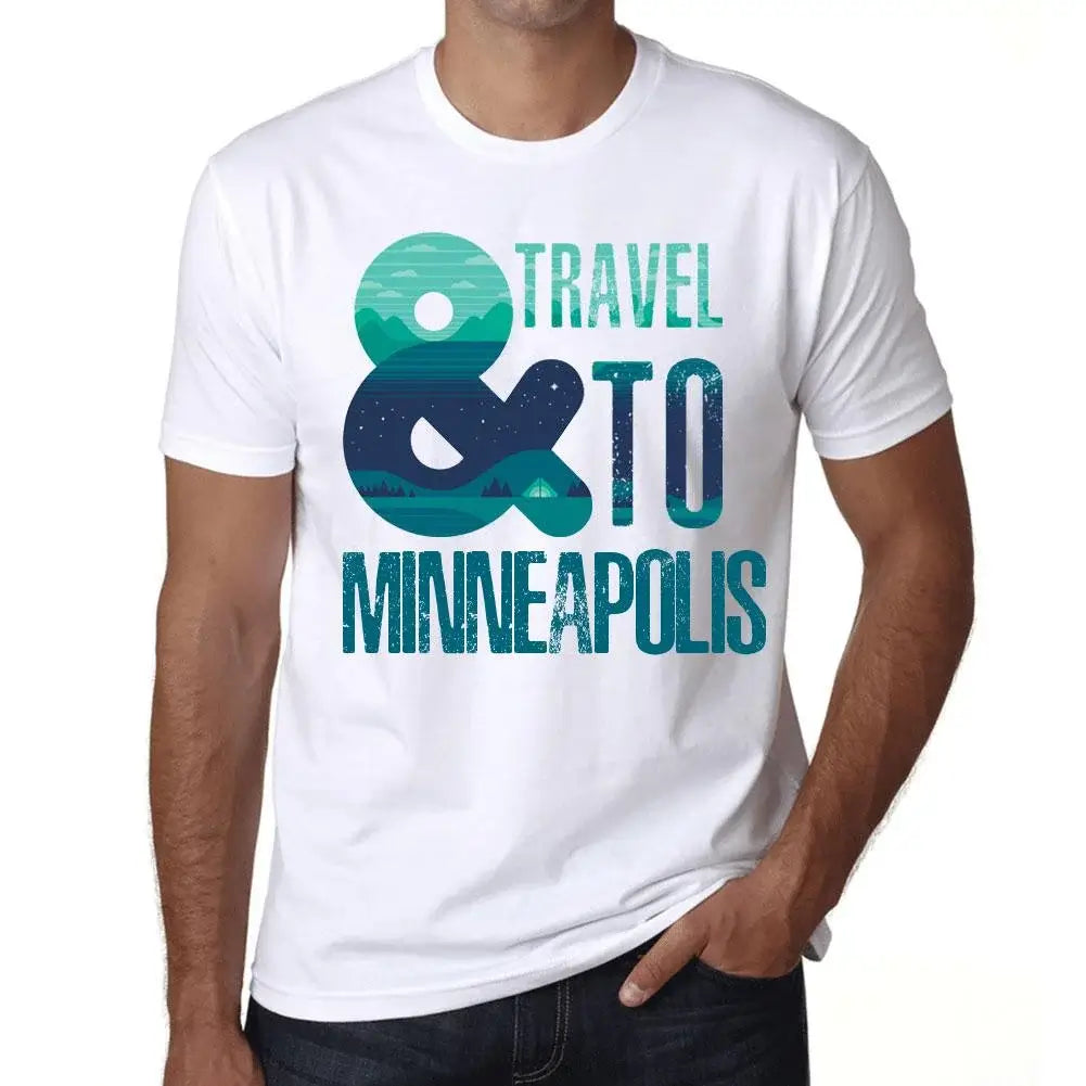 Men's Graphic T-Shirt And Travel To Minneapolis Eco-Friendly Limited Edition Short Sleeve Tee-Shirt Vintage Birthday Gift Novelty