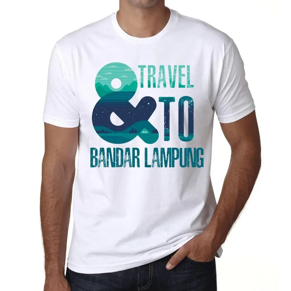 Men's Graphic T-Shirt And Travel To Bandar Lampung Eco-Friendly Limited Edition Short Sleeve Tee-Shirt Vintage Birthday Gift Novelty