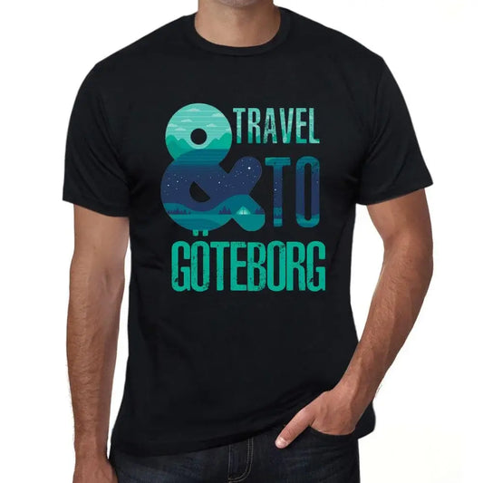 Men's Graphic T-Shirt And Travel To Göteborg Eco-Friendly Limited Edition Short Sleeve Tee-Shirt Vintage Birthday Gift Novelty