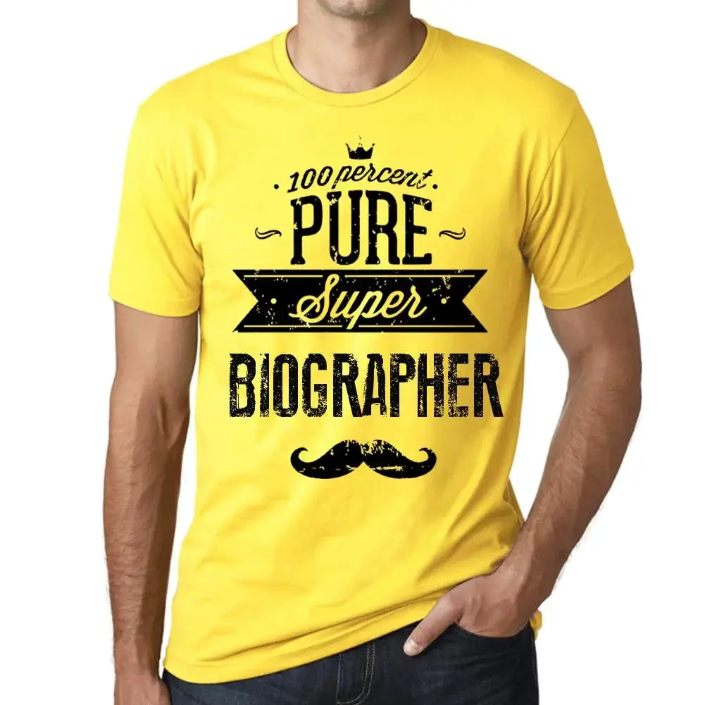 Men's Graphic T-Shirt 100% Pure Super Biographer Eco-Friendly Limited Edition Short Sleeve Tee-Shirt Vintage Birthday Gift Novelty