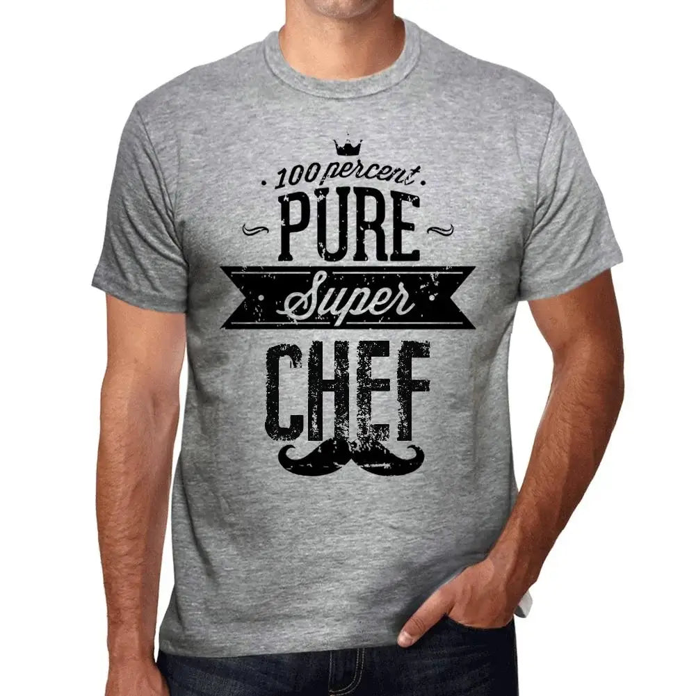 Men's Graphic T-Shirt 100% Pure Super Chef Eco-Friendly Limited Edition Short Sleeve Tee-Shirt Vintage Birthday Gift Novelty
