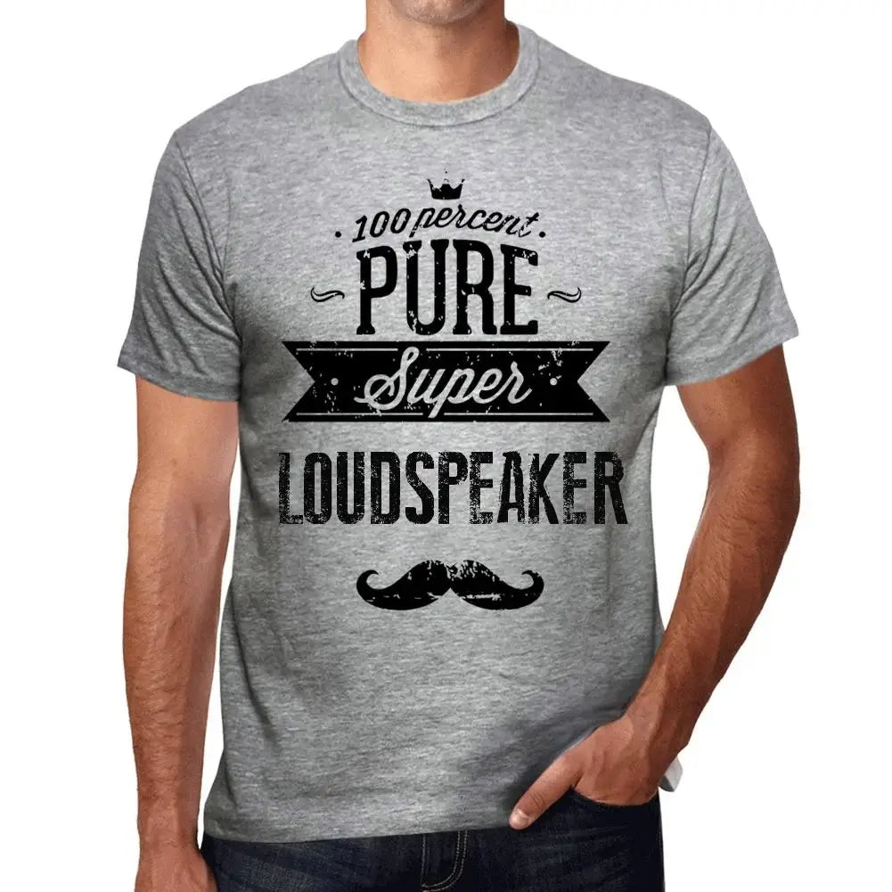 Men's Graphic T-Shirt 100% Pure Super Loudspeaker Eco-Friendly Limited Edition Short Sleeve Tee-Shirt Vintage Birthday Gift Novelty