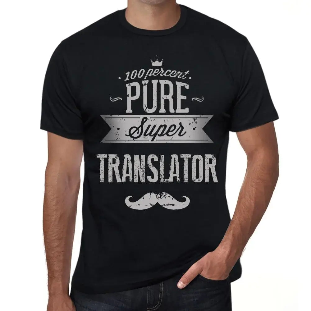 Men's Graphic T-Shirt 100% Pure Super Translator Eco-Friendly Limited Edition Short Sleeve Tee-Shirt Vintage Birthday Gift Novelty