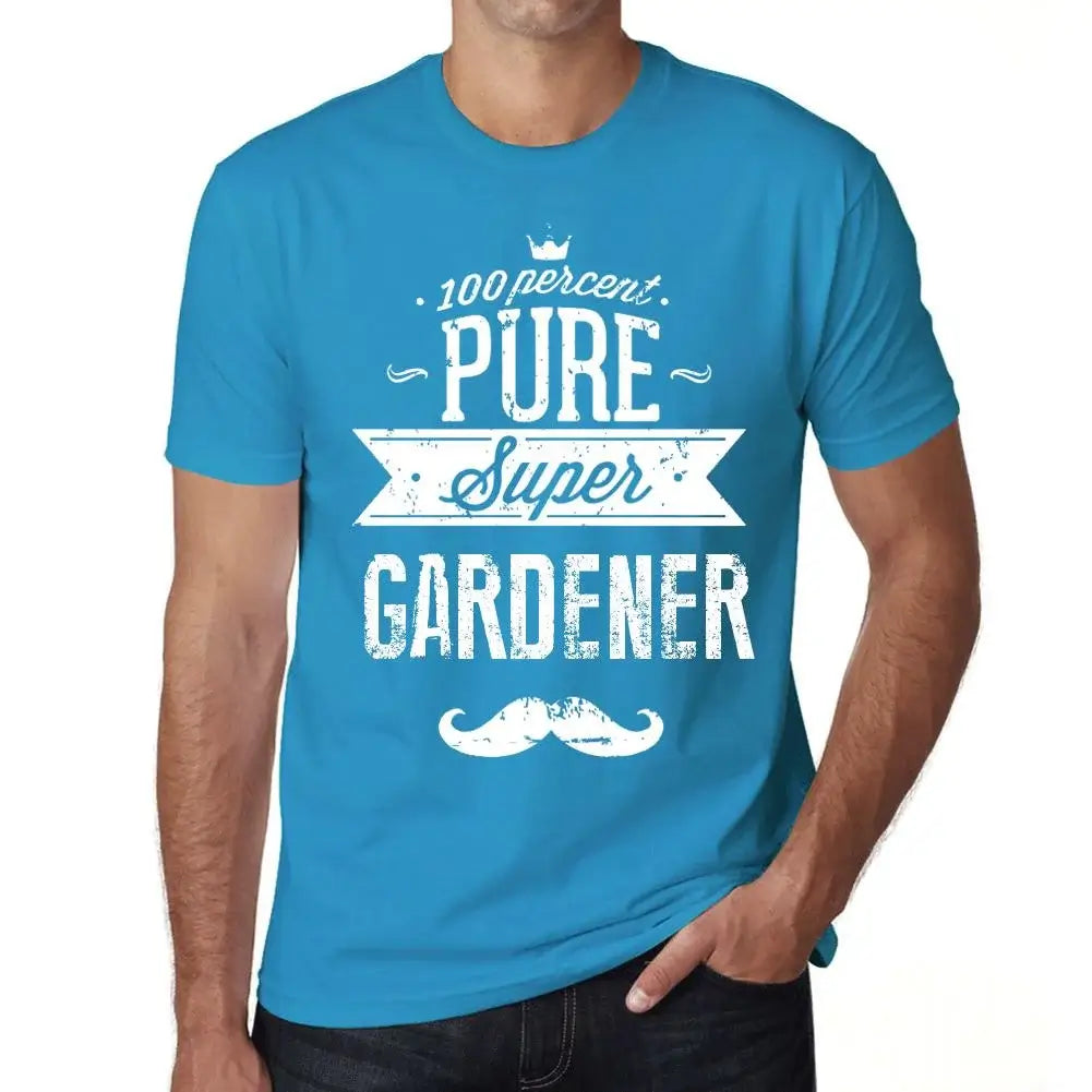 Men's Graphic T-Shirt 100% Pure Super Gardener Eco-Friendly Limited Edition Short Sleeve Tee-Shirt Vintage Birthday Gift Novelty