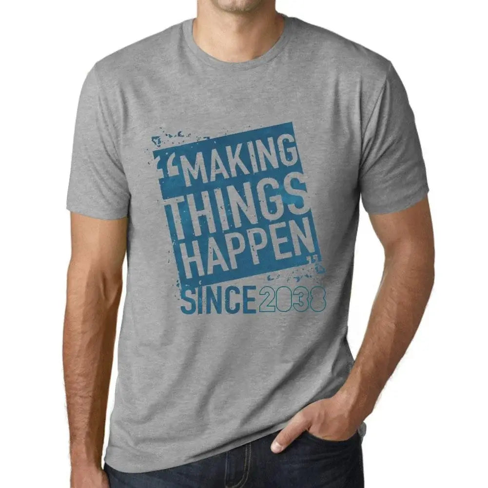 Men's Graphic T-Shirt Making Things Happen Since 2038