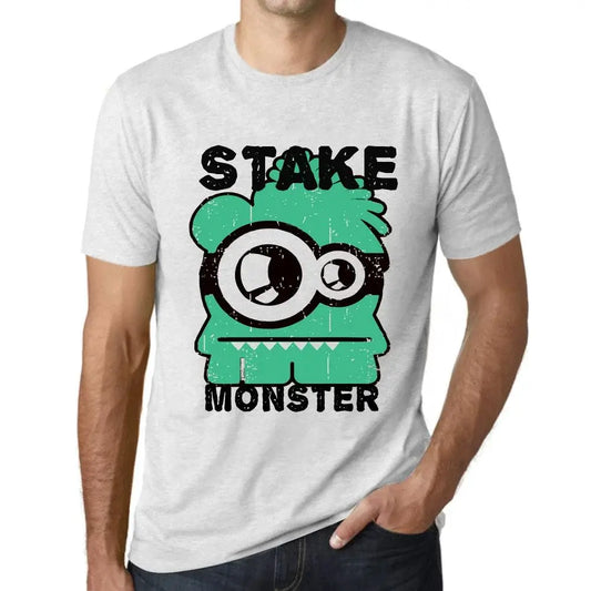 Men's Graphic T-Shirt Stake Monster Eco-Friendly Limited Edition Short Sleeve Tee-Shirt Vintage Birthday Gift Novelty