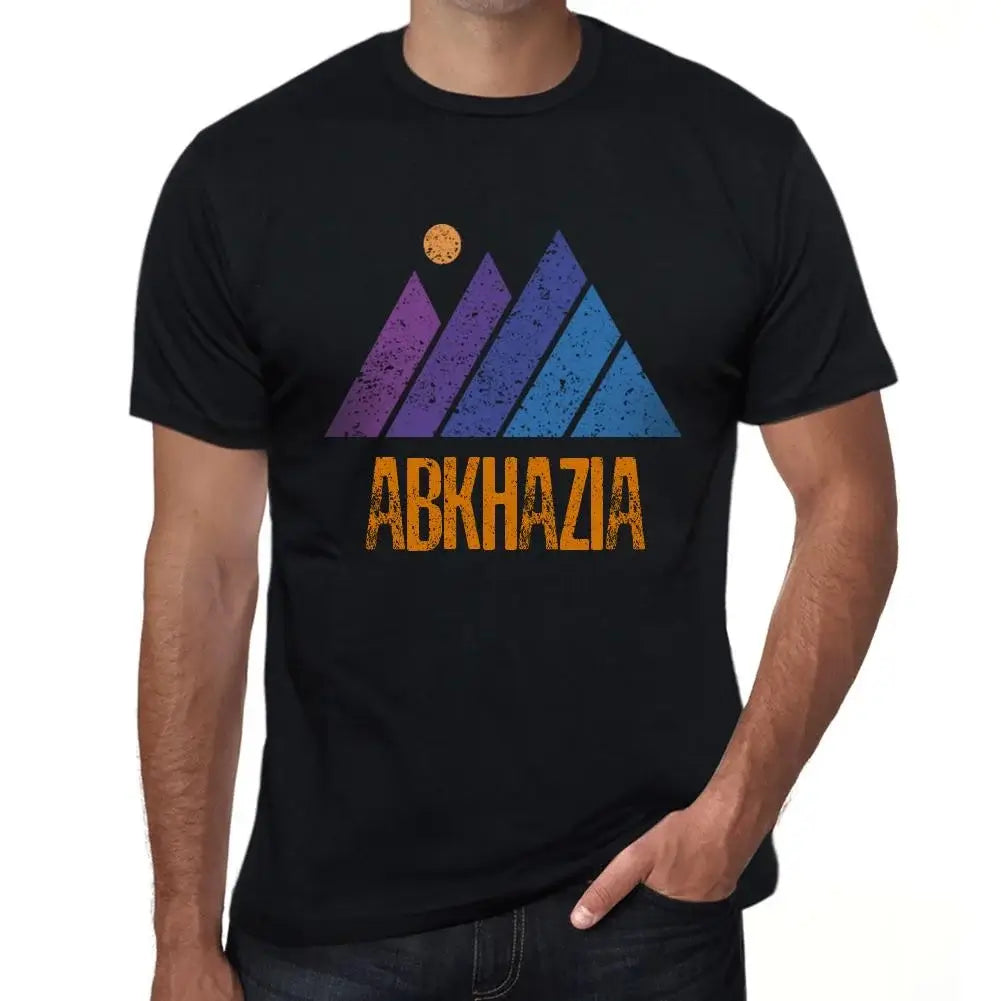 Men's Graphic T-Shirt Mountain Abkhazia Eco-Friendly Limited Edition Short Sleeve Tee-Shirt Vintage Birthday Gift Novelty