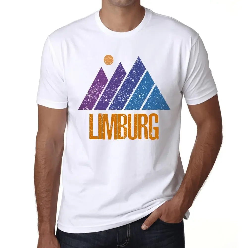 Men's Graphic T-Shirt Mountain Limburg Eco-Friendly Limited Edition Short Sleeve Tee-Shirt Vintage Birthday Gift Novelty