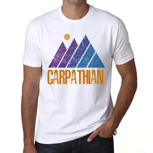 Men's Graphic T-Shirt Mountain Carpathian Eco-Friendly Limited Edition Short Sleeve Tee-Shirt Vintage Birthday Gift Novelty