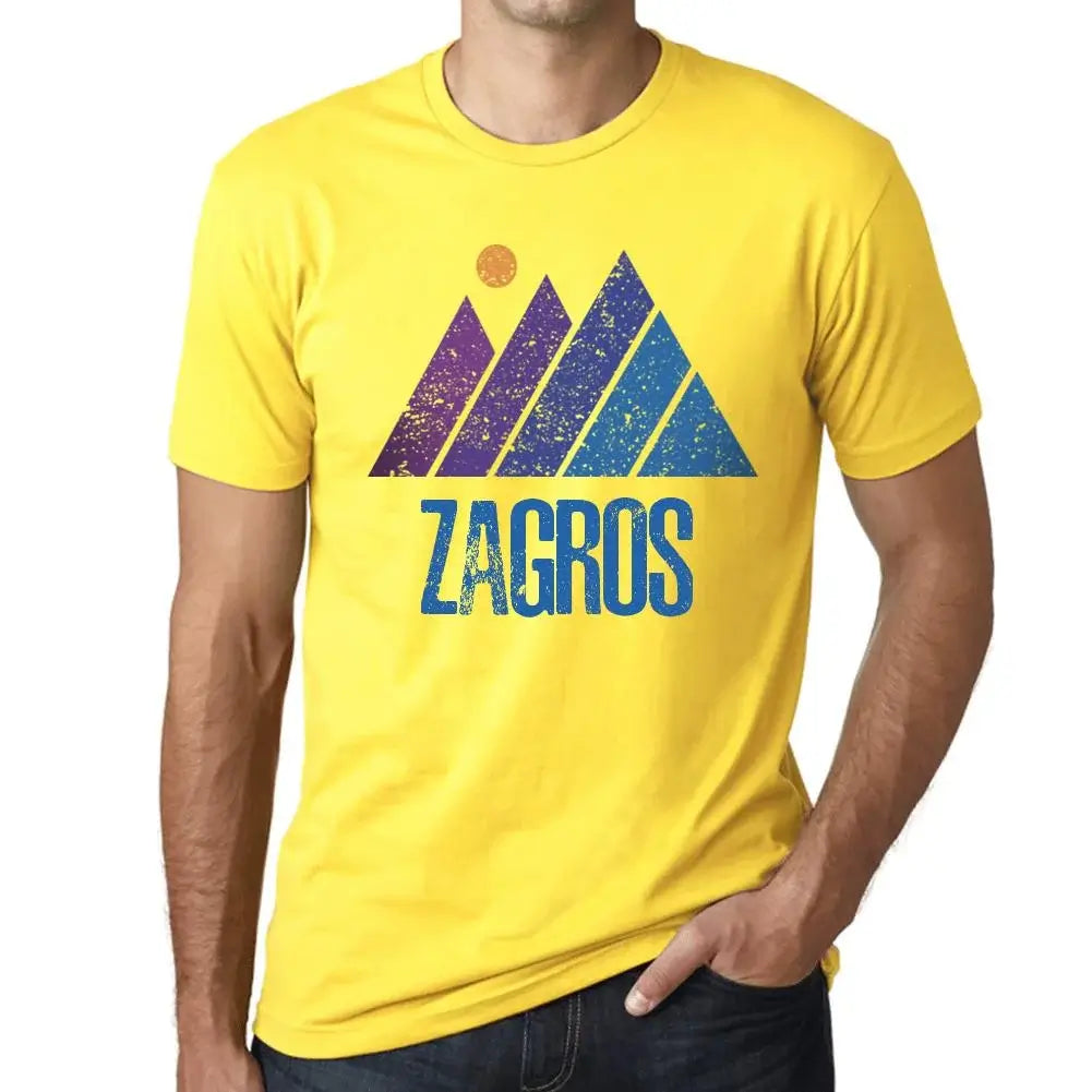 Men's Graphic T-Shirt Mountain Zagros Eco-Friendly Limited Edition Short Sleeve Tee-Shirt Vintage Birthday Gift Novelty