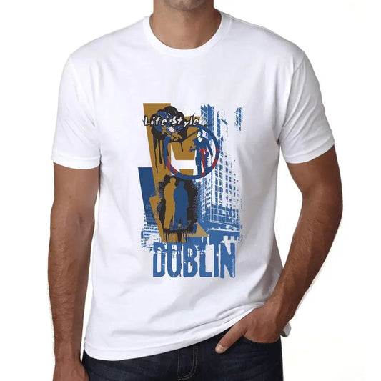 Men's Graphic T-Shirt Dublin Lifestyle Eco-Friendly Limited Edition Short Sleeve Tee-Shirt Vintage Birthday Gift Novelty
