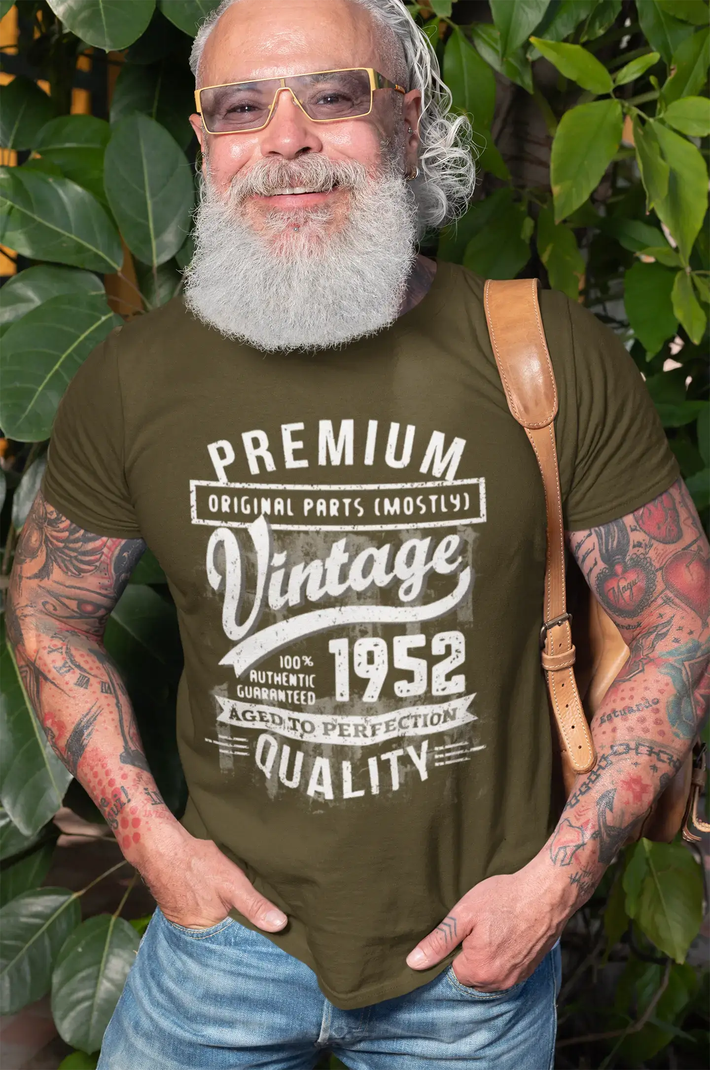 Ultrabasic - Homme T-Shirt Graphique 1952 Aged to Perfection Tee Shirt Cadeau d'anniversaire