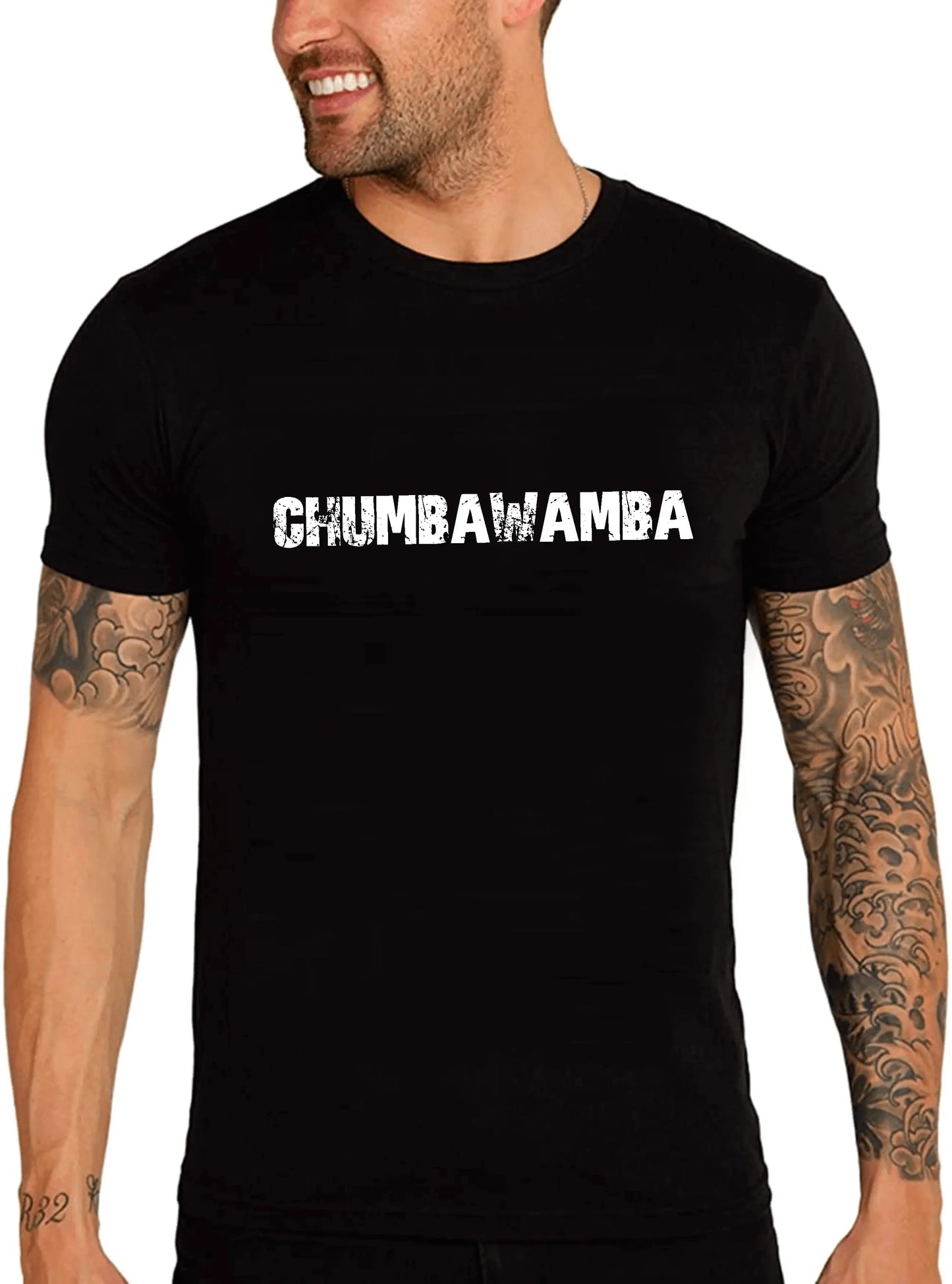 Men's Graphic T-Shirt Chumbawamba Eco-Friendly Limited Edition Short Sleeve Tee-Shirt Vintage Birthday Gift Novelty