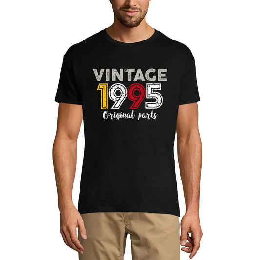 Men's Graphic T-Shirt Original Parts 1995 29th Birthday Anniversary 29 Year Old Gift 1995 Vintage Eco-Friendly Short Sleeve Novelty Tee