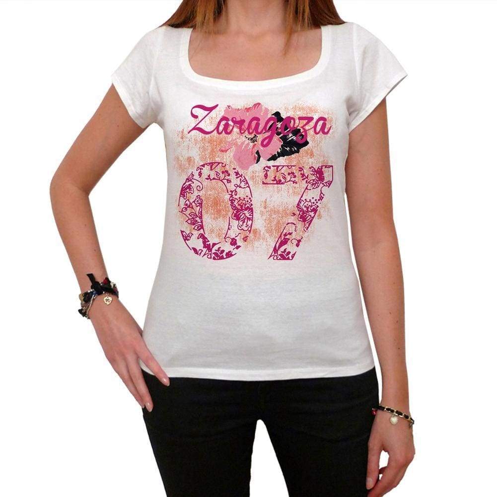 07, Zaragoza, Women's Short Sleeve Round Neck T-shirt 00008 - ultrabasic-com