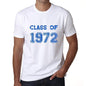 1972, Class of, white, Men's Short Sleeve Round Neck T-shirt 00094 - ultrabasic-com
