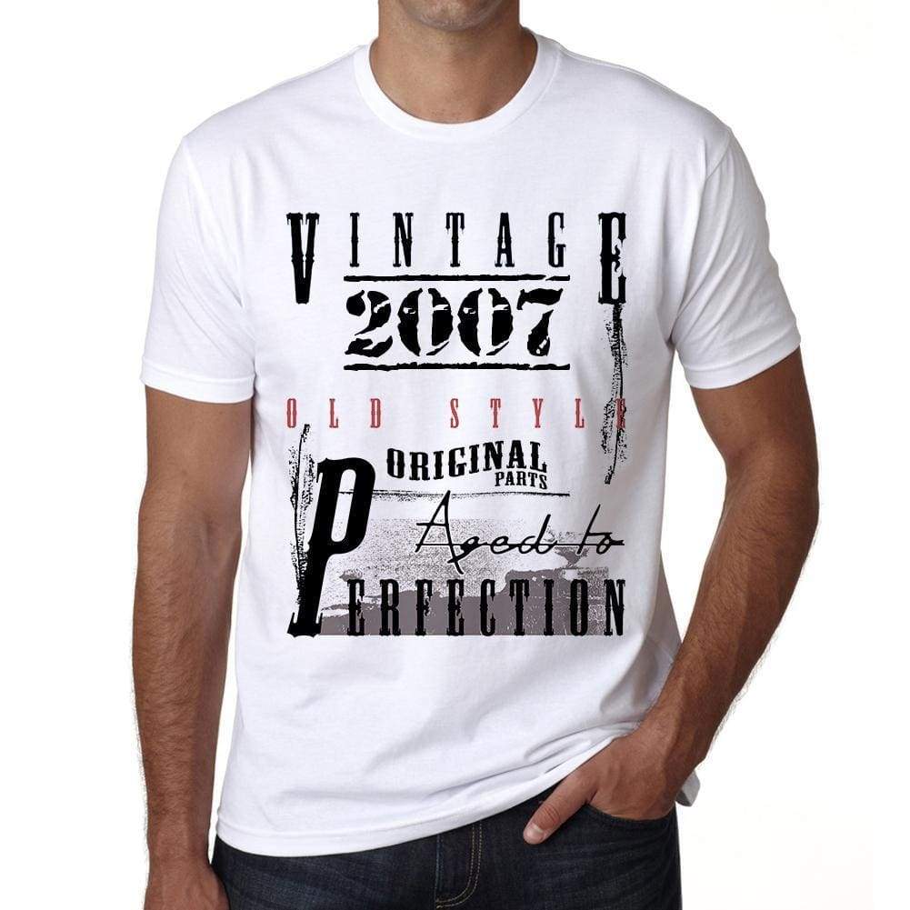 2007 Birthday Gifts For Him Birthday T-Shirts Mens Short Sleeve Round Neck T-Shirt - Casual
