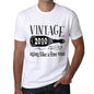 2010 Aging Like A Fine Wine Mens T-Shirt White Birthday Gift 00457 - White / Xs - Casual