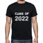 2022 Class Of Black Mens Short Sleeve Round Neck T-Shirt 00103 - Black / S - Casual