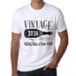 2038 Aging Like a Fine Wine Men's T-shirt White Birthday Gift 00457 - Ultrabasic