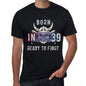 39 Ready To Fight Mens T-Shirt Black Birthday Gift 00388 - Black / Xs - Casual