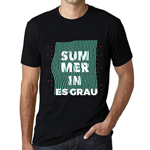 Ultrabasic - Homme Graphique Summer in ES Grau Noir Profond