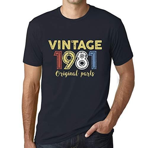 Ultrabasic - Homme Graphique Vintage 1981 T-Shirt Marine