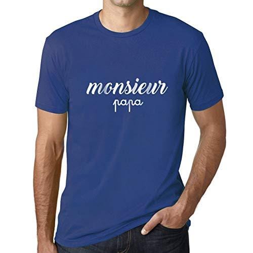 Ultrabasic - Homme T-Shirt Graphique Monsieur Papa Imprimé Lettres Noël Cadeau Royal