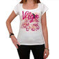 43 Vigo City With Number Womens Short Sleeve Round White T-Shirt 00008 - White / Xs - Casual