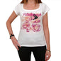 46 Peterborough City With Number Womens Short Sleeve Round White T-Shirt 00008 - White / Xs - Casual