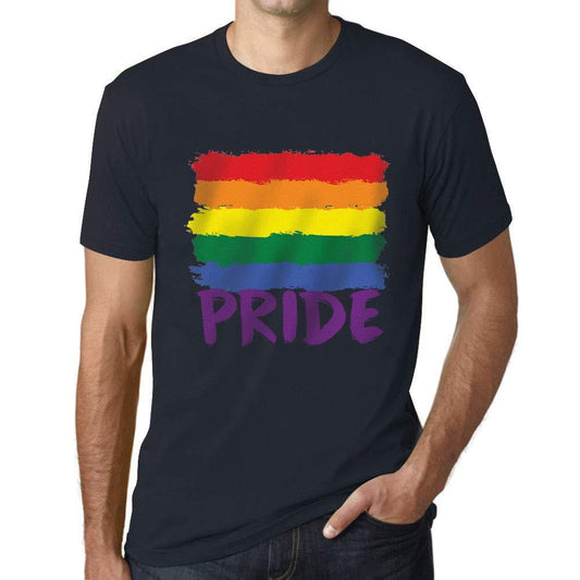 Ultrabasic Homme T-Shirt Graphique LGBT Pride Marine