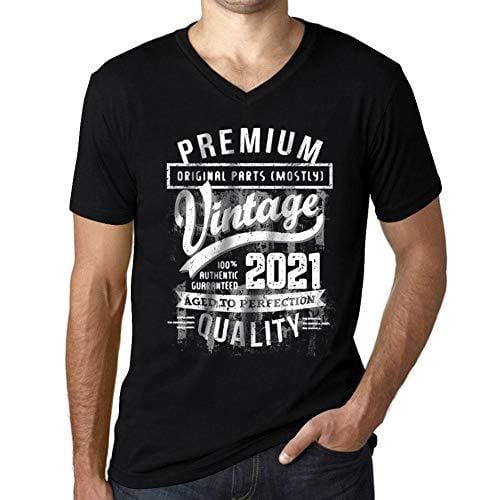Ultrabasic - Homme Graphique 2021 Aged to Perfection Cadeau d'anniversaire Col V Tee Shirt
