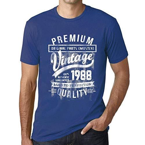 Ultrabasic - Homme T-Shirt Graphique 1988 Aged to Perfection Tee Shirt Cadeau d'anniversaire