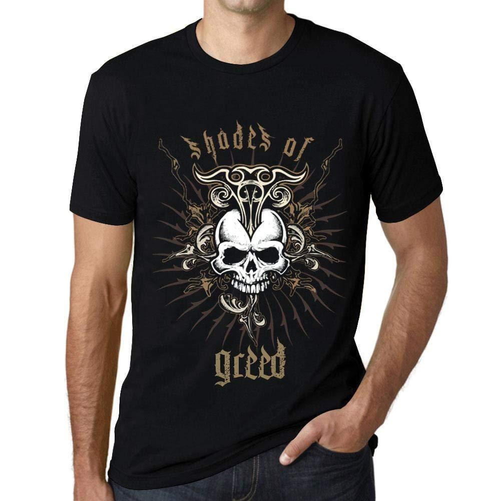 Ultrabasic - Homme T-Shirt Graphique Shades of Greed Noir Profond